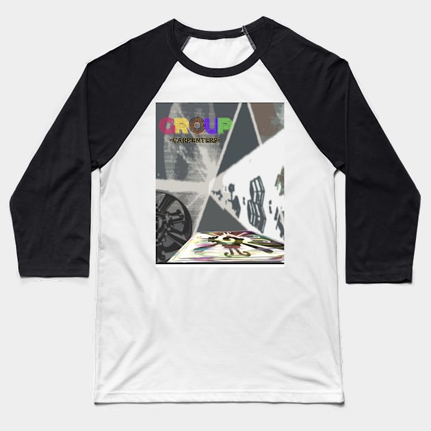 Group Carpenters meso prism Baseball T-Shirt by TriForceDesign